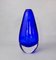 Blue Submerged Jar in Murano Glass attributed to Seguso, Italy, 1970s 6