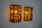 Brutalist Sconces in Blown Glass attributed to Felipe Derflingher for Feders, Mexico, 1960s, Set of 2 6