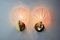 Seashell Sconces in Frosted Murano Glass, Italy, 1980s, Set of 2 2