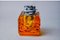 Orange Ice Cube Lighter in Murano Glass attributed to Antonio Imperatore, Italy, 1970s, Image 4
