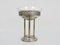 Silver Metal Table Center with Glass Bowl, 1890s 1