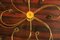 Lampada da soffitto a spirale a due livelli in ottone con 12 luci di Honsel, anni '70, Immagine 8