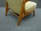 Mid-Century Pastel Yellow Wingback Chair, Italy, 1950s 5