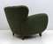 Italian Art Deco Bouclé Armchairs attributed to Guglielmo Ulrich, 1940s, Set of 2 7