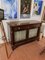 Empire Sideboard in Mahogany with Brass Inserts, Doors with Glass and Curtains 13