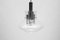 Lámpara colgante era espacial de cromo y vidrio, años 70, Imagen 5