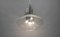 Lámpara colgante era espacial de cromo y vidrio, años 70, Imagen 3