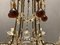 Lámpara de araña Macaroni de cristal de Murano, años 40, Imagen 16