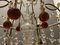 Macaroni Crystal Murano Glass Chandelier, 1940s, Image 6