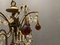 Macaroni Crystal Murano Glass Chandelier, 1940s 9