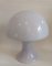 Large White Opal Glass Mushroom Lamp, Italy, 1970s 6