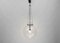 Large Mid-Century Modern Glass Pendant Lamp, 1960s 4