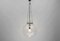 Large Mid-Century Modern Glass Pendant Lamp, 1960s 2