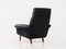 Fauteuil en Cuir Noir, Danemark, 1970s 5