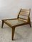 Chaise Hunter Mid-Century de Oak par Heger Heinz pour Kunsthandwerk Annaberg Buchholz, Former GDR, 1960s 6