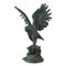 Patinierte Bronze Adler-Skulptur, Italien, 1970er, Bronze 1