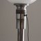 Art Deco French Metal and Opaline Glass Table Lamp from Mazda, 1930s 9