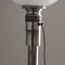 Französische Art Deco Tischlampe aus Metall & Opalglas von Mazda, 1930er 9