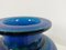 Vase Flavia Montelupo Bleu de Rimini, Italie, 1960s 5