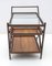 Mid-Century Italian Modern Walnut Bar Cart attributed to Cesare Lacca for Cassina, 1950s 8