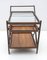 Mid-Century Italian Modern Walnut Bar Cart attributed to Cesare Lacca for Cassina, 1950s, Image 8
