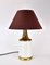 Lámpara de mesa italiana con base de vidrio iluminado, años 60, Imagen 3