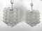 Mid-Century Murano Bubble Glass Ceiling Lights, Italy, 1960s, Set of 2 10