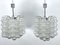 Mid-Century Murano Bubble Glas Deckenlampen, Italien, 1960er, 2er Set 9