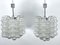 Mid-Century Murano Bubble Glass Ceiling Lights, Italy, 1960s, Set of 2 9