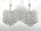 Mid-Century Murano Bubble Glass Ceiling Lights, Italy, 1960s, Set of 2 1