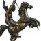 Tommaso Campajola, Indian Warrior on Horseback with Lancia and Fair, 1920s, Bronze & Marble 8