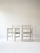 Chaises Blanches Scandinaves, 1960s, Set de 2 2