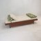 Mid-Century Teak Daybed with Dedar Cushions, 1960s 4