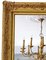 Espejo de pared grande con manto dorado, siglo XIX, Imagen 7