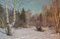 Ewgenij Sokolov, Winter, 1987, Huile sur Panneau, 1987, Huile, Encadré 4