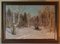 Ewgenij Sokolov, Invierno, 1987, Oleo a bordo, 1987, Oleo, Enmarcado, Imagen 1
