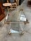 Vintage Side Table in Acrylic Glass and Metal, 1980s 5