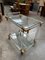 Vintage Side Table in Acrylic Glass and Metal, 1980s 2