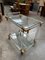 Vintage Side Table in Acrylic Glass and Metal, 1980s, Image 2