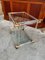 Vintage Side Table in Acrylic Glass and Metal, 1980s 6