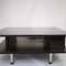 Vintage Dark Brown Formica Square Coffee Table, 1990s, Image 9