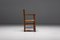 Rustikaler Sessel aus Holz & Stroh, Frankreich, 1940er 3