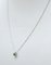 18 Karat White Gold Pendant Necklace Emerald and Diamonds, Image 3