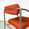 Vienna Chair in Metal and Cotton attributed to Rodney Kinsman for Bieffeplast, 1980s 7