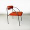 Vienna Chair in Metal and Cotton attributed to Rodney Kinsman for Bieffeplast, 1980s 4