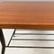 Mid-Century Italian Coffee Table with Magazine Rack in Wood and Metal, 1960s, Image 10