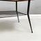 Mid-Century Italian Coffee Table with Magazine Rack in Wood and Metal, 1960s 13