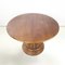 Mid-Century Italian Round Wooden Dining Table with Extensions, 1960s, Image 5