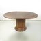 Mid-Century Italian Round Wooden Dining Table with Extensions, 1960s, Image 2