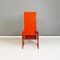 Kazuki Chairs in Red Lacquered Wood attributed to Kazuhide Takahama for Simon Gavina, 1969, Set of 6 7